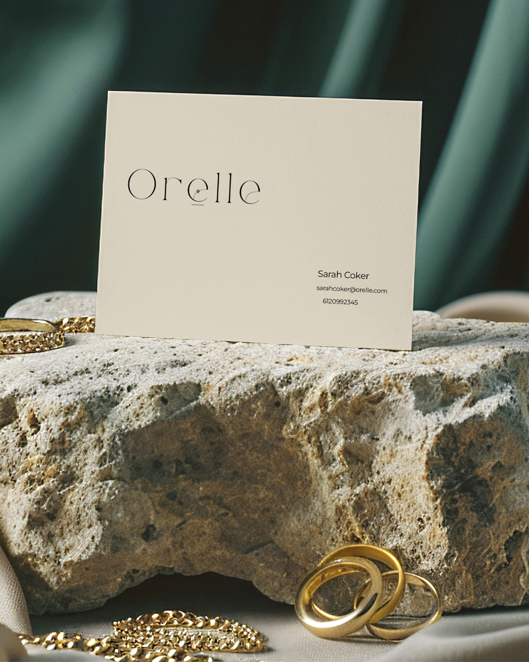 Orelle business card identity